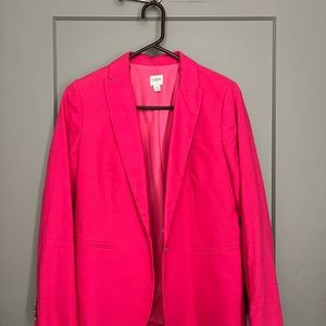 Pink Blazer JCrew - linen, size 6
